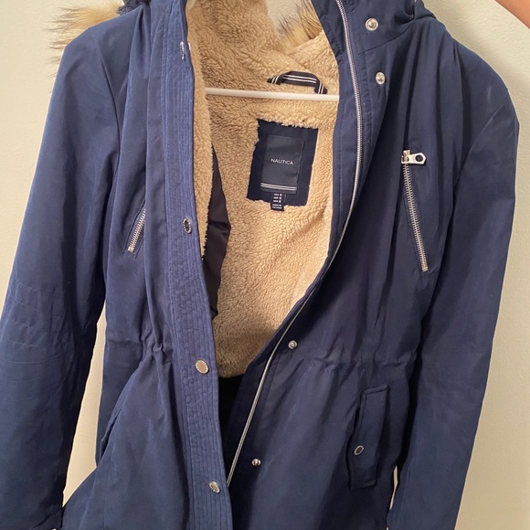 Nautica Faux Fur Trim Parka - Picture 2 of 3